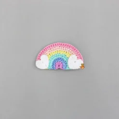 Outlet Handmade Rainbow Crochet Hair Clip Hair Accessories | Hair Clips