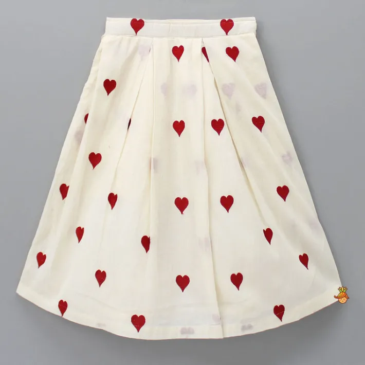Outlet Heart Embroidered Stylish Tie-Up Strap Top And Lehenga Ethnic Wear | Lehengas & Ghagras
