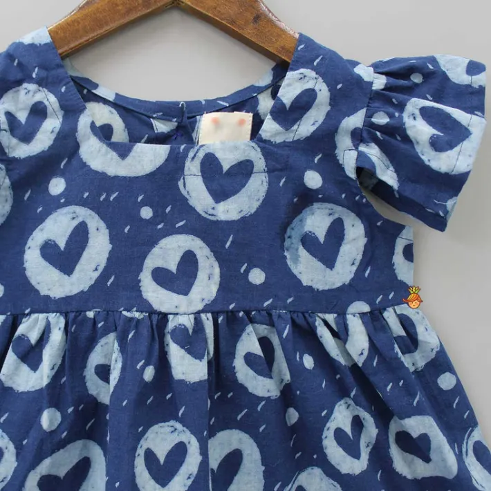Clearance Heart Printed Top Tops & Tunics