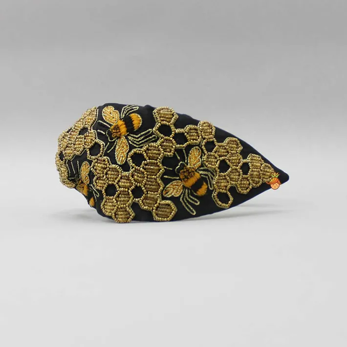 Clearance Honey Bee Embroidered Hairband Hair Accessories | Hair Bands