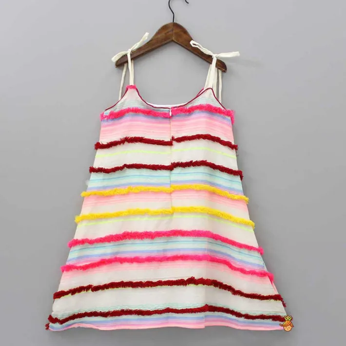 Clearance Horizontal Striped Multicolour Strappy Dress Dresses & Sets | Dresses