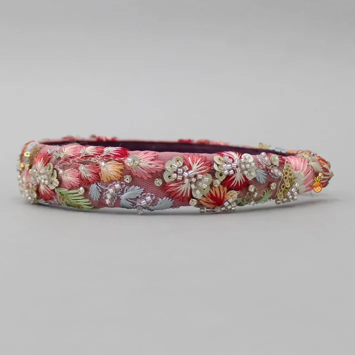 Clearance Intricate Thread Embroidered Net Hair Band Hair Accessories | Hair Bands