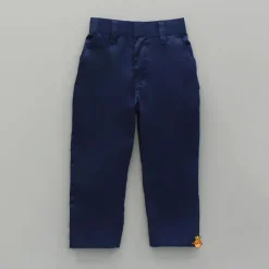 Online Jungle Theme Embroidered Blue Sherwani With Pant BOY Indian Ethnic Wear | Sherwani Sets