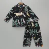 Discount Jungle Theme Printed Black Sleepwear BOY Sleep Wear | Sleepwear
