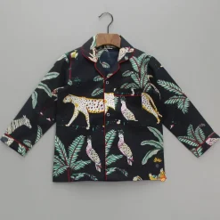 Discount Jungle Theme Printed Black Sleepwear BOY Sleep Wear | Sleepwear