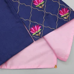 Sale Kurta And Floral Thread Embroidered Jacket With Pyjama BOY Indian Ethnic Wear | Ethnic Sets