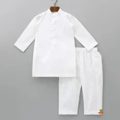 Sale Kurta With Bandhani Printed Stylish Jacket And Pyjama BOY Twinning Sets | Indian Ethnic Wear