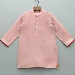 Discount Kurta With Printed Embroidered Jacket And Pyjama BOY Twinning Sets | Indian Ethnic Wear