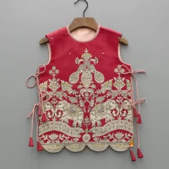 Discount Kurta With Printed Embroidered Jacket And Pyjama BOY Twinning Sets | Indian Ethnic Wear