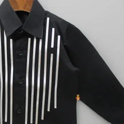 Clearance Lace Detail Stylish Black Shirt BOY Shirts & Tees
