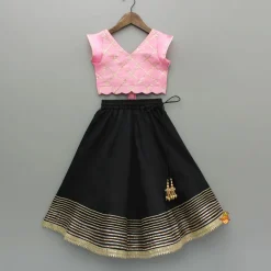 Best Lace Work Top With Ghagra And Dupatta Ethnic Wear | Lehengas & Ghagras