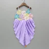Hot Lavender Embellished Pleated Dhoti Style Dress Ethnic Wear | Kurtis & Jumpsuits
