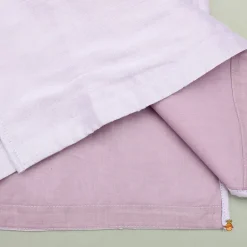 Clearance Lavender Kurta With Embroidered Front Open Jacket And Pyjama BOY Twinning Sets | Indian Ethnic Wear