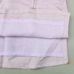 Discount Lavender Pintuck Detail Kurta With Embroidered Jacket And Pyjama BOY Indian Ethnic Wear | Ethnic Sets
