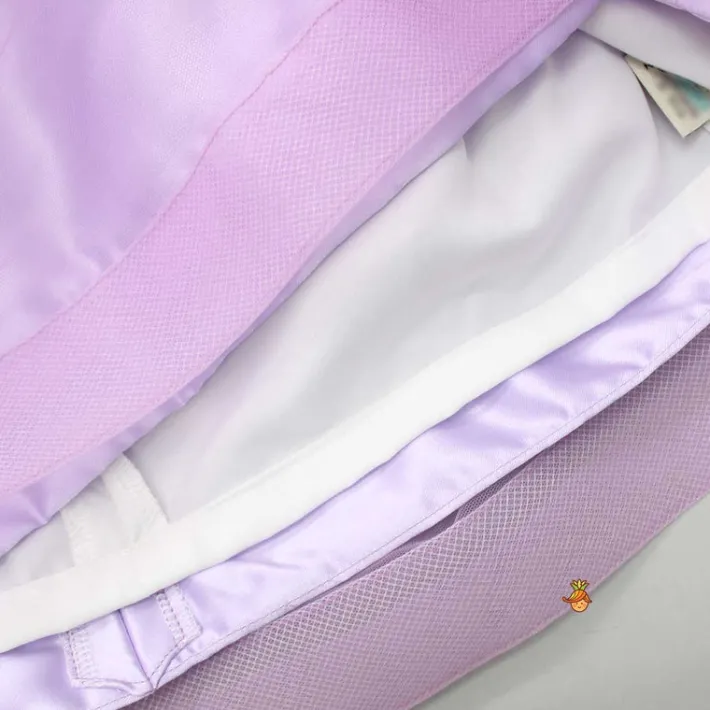 Best Lavender Rainbow Dress With Matching Sling Bag Dresses & Sets | Dresses
