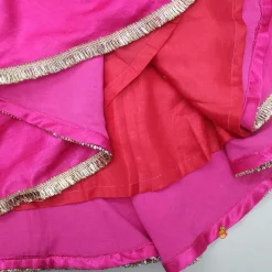 New Lavish Pink Faux Mirror Work Kurti With Palazzo And Dupatta Ethnic Wear | Palazzos & Shararas