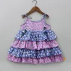 Best Layered Tie Up Straps Multicolour Dress Dresses & Sets | Dresses
