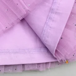 Hot Lilac Sequin Embellished Layered Dress Dresses & Sets | Dresses