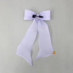 Outlet Long Tail Lavender Bow Hair Clip Hair Accessories | Hair Clips