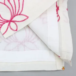 New Lotus Embroidered Kurta With Pink Jacket And Churidar BOY Twinning Sets | Indian Ethnic Wear