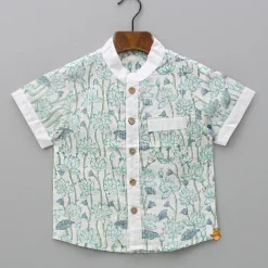 Best Lurex Striped Multicolour Shirt With Patch Pocket BOY Twinning Sets | Shirts & Tees