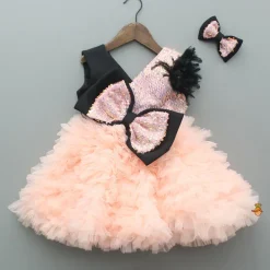 Outlet Multi Layered Sequined Bowie Dress With Hair Clip Dresses & Sets | Dresses