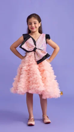 Outlet Multi Layered Sequined Bowie Dress With Hair Clip Dresses & Sets | Dresses