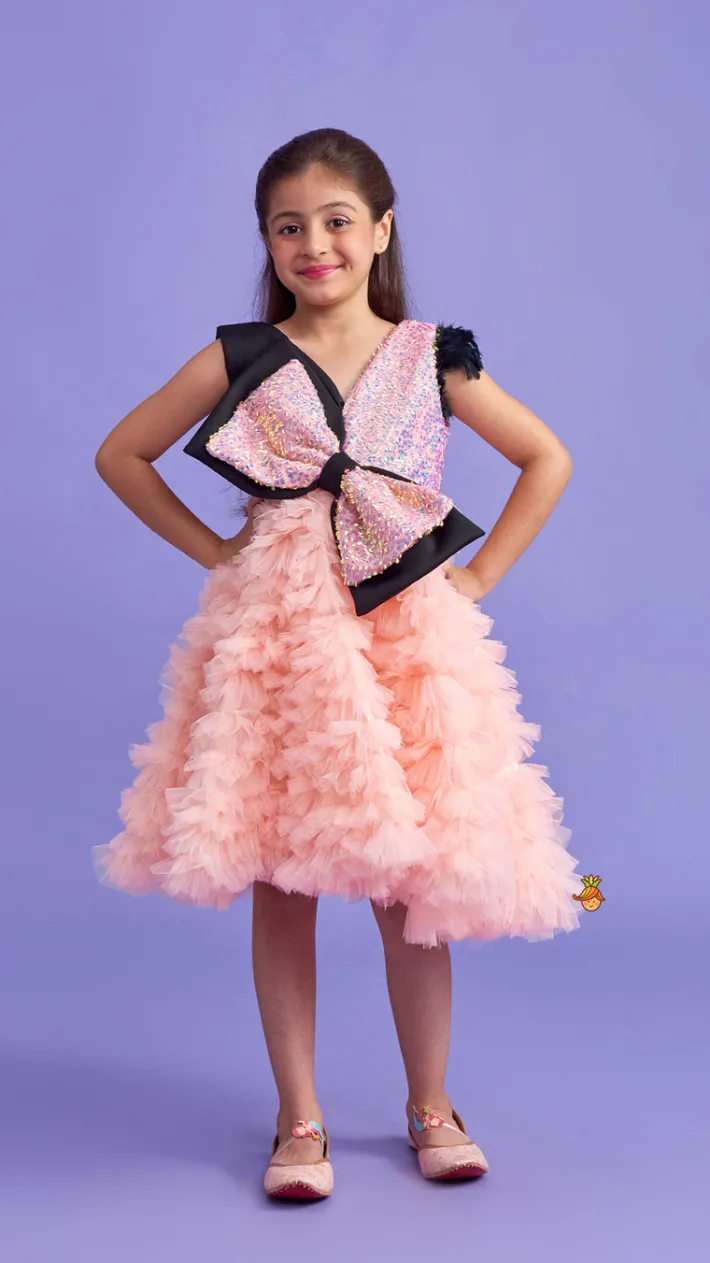 Outlet Multi Layered Sequined Bowie Dress With Hair Clip Dresses & Sets | Dresses