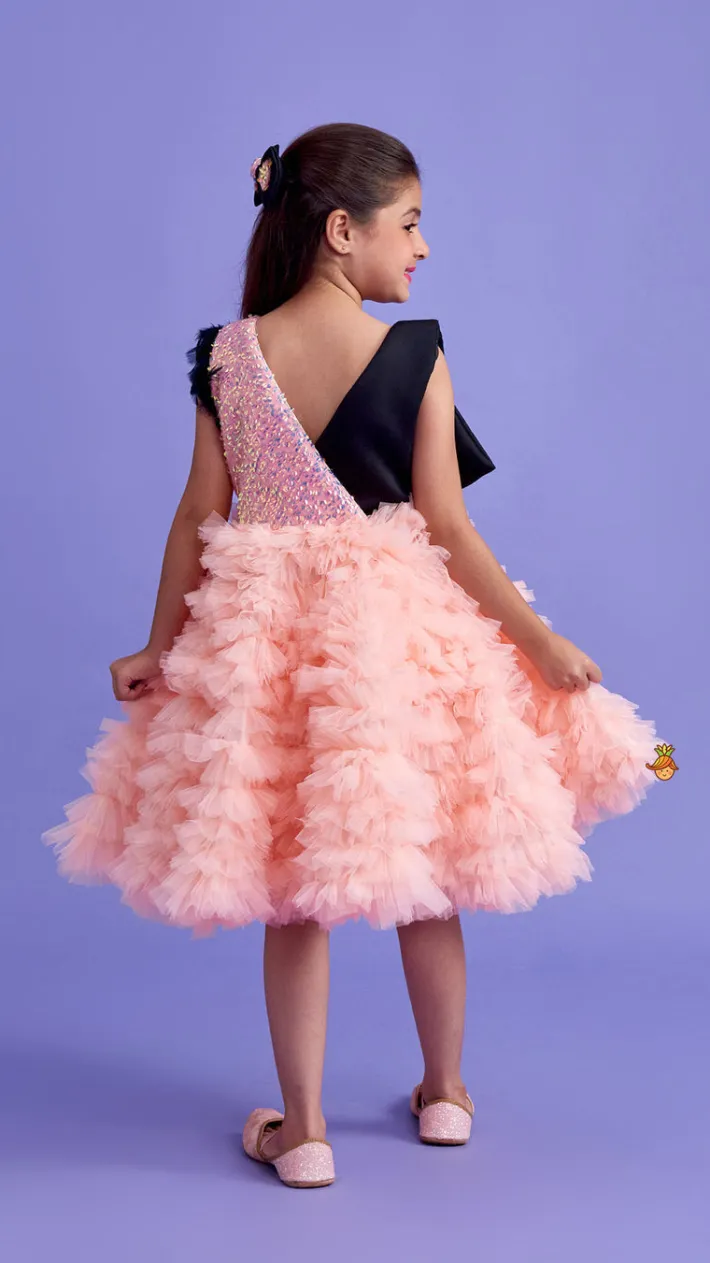 Outlet Multi Layered Sequined Bowie Dress With Hair Clip Dresses & Sets | Dresses