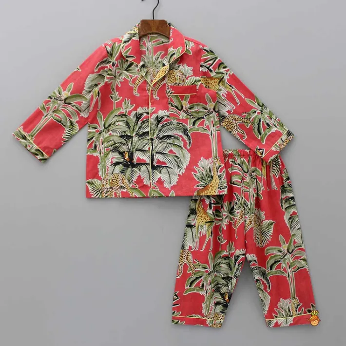 Online Multicolour Animal Printed Sleepwear BOY Sleep Wear | Sleepwear