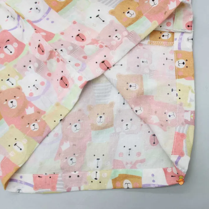 Online Multicolour Animal Printed Bamboo Fabric Top With Pyjama BOY Sleep Wear | Sleepwear
