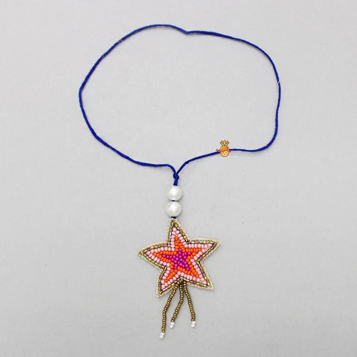 New Multicolour Beaded Star Rakhi BOY Rakhis | Rakhis