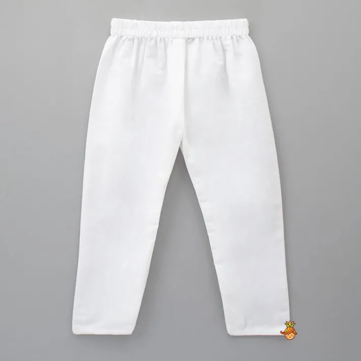 Best Multicolour Brocade Kurta And White Pyjama BOY Indian Ethnic Wear | Ethnic Sets