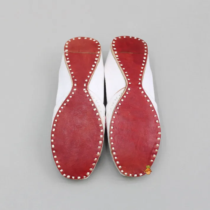 Clearance Multicolour Embroidered And Embellished Jutti BOY Shoes | Shoes