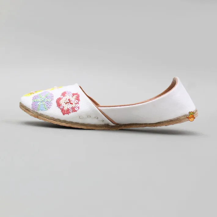 Clearance Multicolour Embroidered And Embellished Jutti BOY Shoes | Shoes