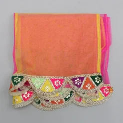 Fashion Multicolour Embroidered Kurti And Pant With Dupatta Ethnic Wear | Churidars & Salwars
