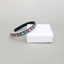 Best Multicolour Floral Embroidered Hairband Hair Accessories | Hair Bands
