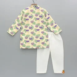 Discount Multicolour Floral Printed Kurta And Pyjama BOY Twinning Sets | Indian Ethnic Wear