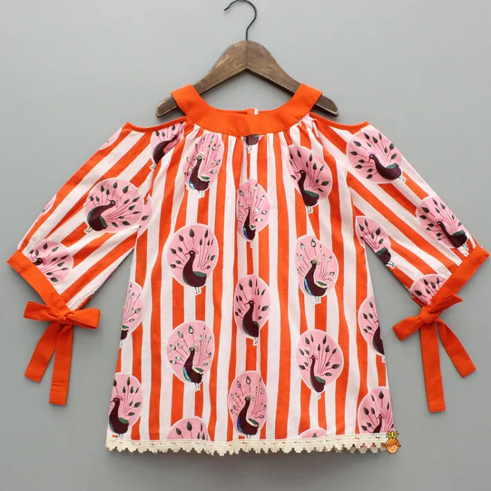 Discount Multicolour Printed And Embroidered Kurti And Pant Ethnic Wear | Churidars & Salwars