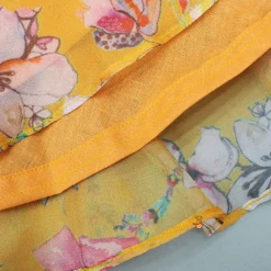 Sale Multicolour Printed Orange Strappy Dress Dresses & Sets | Dresses