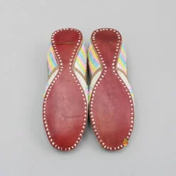 Best Multicolour Sequin And Bead Embroidered Jutti Shoes