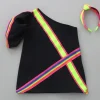 Clearance Multicolour Stripe One Shoulder Dress With Hairband Dresses & Sets | Dresses