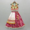 New Multicolour Thread Embroidered Top And Printed Lehenga Ethnic Wear | Lehengas & Ghagras