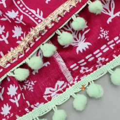 New Multicolour Thread Embroidered Top And Printed Lehenga Ethnic Wear | Lehengas & Ghagras