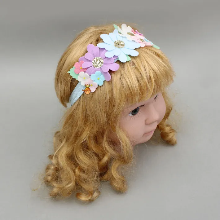 Best Multicoloured Artificial Flower Embellished Head Band Hair Accessories | Head Bands