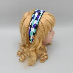 Fashion Multicoloured Beaded Work Hairband Hair Accessories | Hair Bands