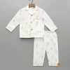 Sale Multicoloured Parachute Printed Notch Collar Sleepwear BOY Sleep Wear | Sleepwear
