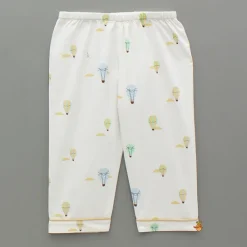Sale Multicoloured Parachute Printed Notch Collar Sleepwear BOY Sleep Wear | Sleepwear