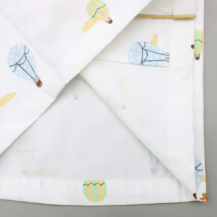 Sale Multicoloured Parachute Printed Notch Collar Sleepwear BOY Sleep Wear | Sleepwear