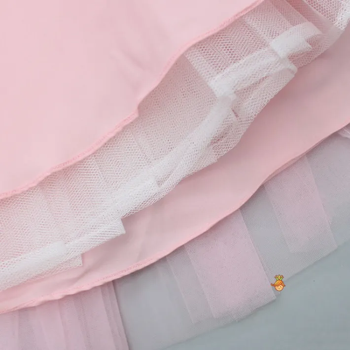 Fashion Net Flowers Embellished One Shoulder Gown Dresses & Sets | Gowns